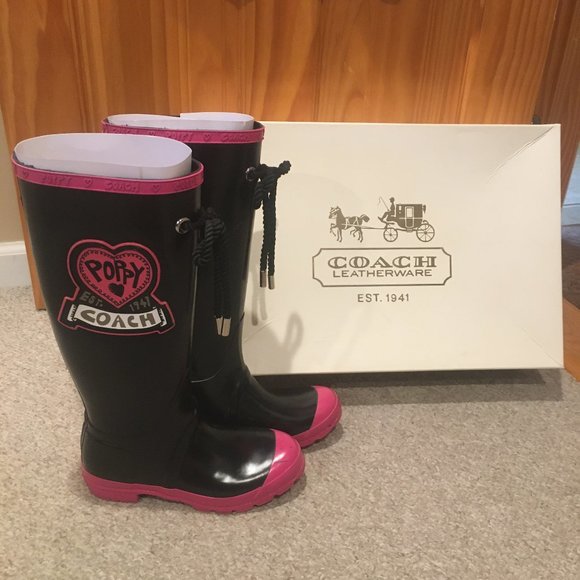 Coach Shoes - Coach Roxane Rubber Rain Boots